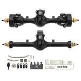 MEUS Racing SCX24 Metal V2 Isokinetic Front Rear Axles +5MM Isokinetic 3-Section CVD With 52° Steering Angle for 1/24 SCX24