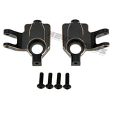 Meus Racing Brass Portal Steering Knuckles For Axial 1/18 UTB18 - BLACK - HeliDirect
