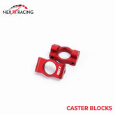 Nexx Racing Aluminum Caster Blocks Micro_B - RED