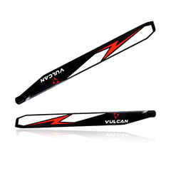 VULCAN ROTORS Precision Main Rotor Blades 200mm (Orange)