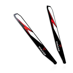 VULCAN ROTORS Precision Main Rotor Blades 200mm (Orange)