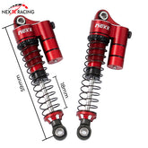 Nexx Racing 59mm Long Reservoir shocks (4pcs) for for 1/18 RC Crawler Redcat Ascent18 - RED