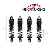 Nexx Racing 58mm Oil Shocks (4pcs) for Arrma 1:18 GRANITE/ TYPHON/ MOJAVE - BLACK