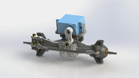 Meus Racing Aluminum Transverse Servo Mount Refit Upgrade Parts Stainless Steel Steering Links Set for 1/18 RC Crawler Car TRX-4M TRX4M Bronco Defender Not for Stock Frame - HeliDirect