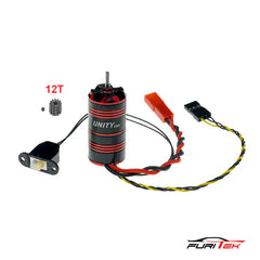 FURITEK UNITY PRO 3500kv 2-in-1 Micro FOC Brushless System with RX for FOR REDCAT ASCENT-18