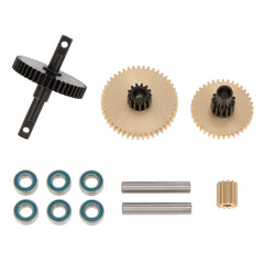 MEUS RACING Steel Low Range Transmission Gear Set Upgrade Parts for TRX-4M TRX4M Bronco Defender 1/18 RC Crawler Car (40.3:1) - HeliDirect