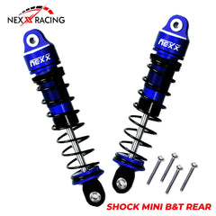 Nexx Racing Rear Oil shock (2pcs) for Mini-T& Mini-B - BLUE