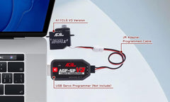 AGFRC 1.4KG Micro Programmable Coreless Digital RC Servo for Mini Z Car - Black