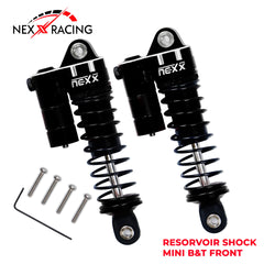 Nexx Racing Front Reservoir shock (2pcs) for Mini-T& Mini-B - BLACK
