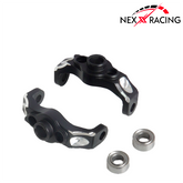 Nexx Racing CNC Alu C Hub Carriers for TRX-4M ( Included Bearing )-Black - HeliDirect