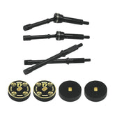 1144 Steel Hardening +4mm CVD with Brass +4mm Weight 4pcs/set for SCX30 Cars Upgrade Parts (8pcs/set)