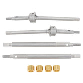 MEUS Racing Wheelbase Extended Thread Dogbone +4MM CVD Front and Rear Axle Drive Shafts for 1/18 TRX4M - HeliDirect