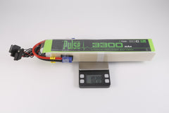 PULSE 3300mAh 50C 44.4V 12S P-Tech LiPo Battery - EC5 Connector