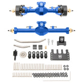 MEUS Racing SCX24 Metal Isokinetic Front and Rear Axles with 3-Section CVDs for 1/24 SCX24 Deadbolt C10 JLU Gladiator