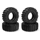 MEUS Racing 1.3" Tires MS6 Super Soft & Sticky Rubber Tires for 1/18 TRX4M 1/24 SCX24 FCX24 AX24 - Super Bouncing M1301