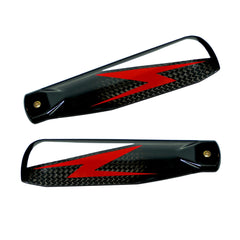 VULCAN ROTORS Precision Tail Rotor Blades 95mm (RED)