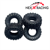 Nexx Racing 1.0" 57*24mm Tires for 1/18 1/24 RC Crawlers