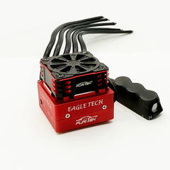 FURITEK EAGLETECH 160A 1/10 SENSORED BRUSHLESS ESC W/ FAN – FOR DRIFT & RACING – RED EDITION