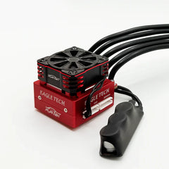 FURITEK EAGLETECH 160A 1/10 SENSORED BRUSHLESS ESC W/ FAN – FOR DRIFT & RACING – RED EDITION