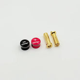 Furitek LowPro Bullet Plug Grips w/5mm Bullets (Black/Red)