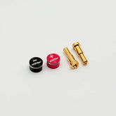 Furitek LowPro Bullet Plug Grips w/4-5mm Bullets (Black/Red)
