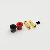 Furitek Heatsink Bullet Plug Grips w/5mm Bullets (Black/Red)