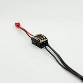 FURITEK MICROBOOST 2S LiPo 25A/50A Brushless ESC for 1/24 & 1/28 Drift/Race Cars - Sensored/Sensorless, Black Color with LCD Display, Solderable and Wire Replaceable