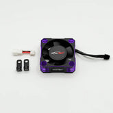 Furitek AeroSpin 30K Aluminum Fan Kit for SlideTech ESC – Black Purple Edition