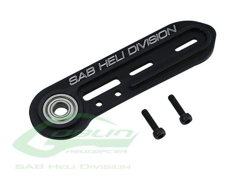 SAB ALUMINUM TAIL CASE PLATE - GOBLIN 380 - HeliDirect
