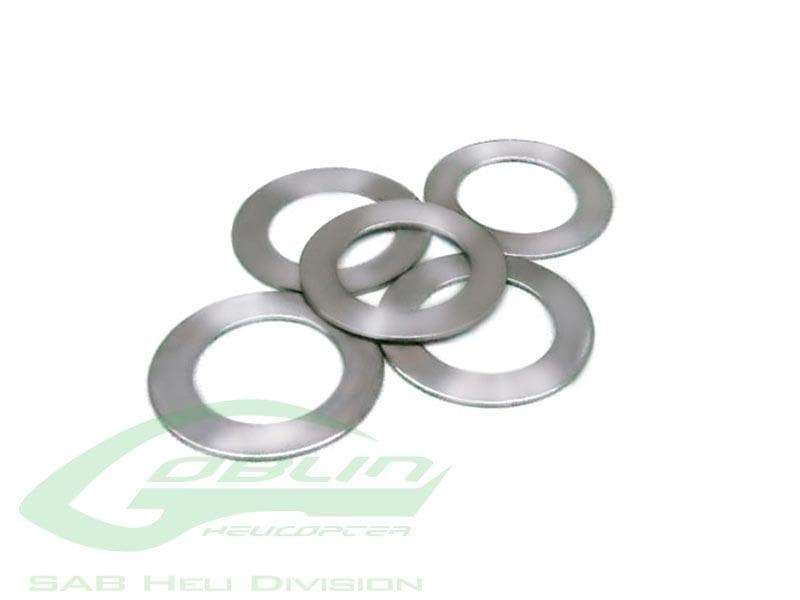 SAB - Steel Shims 8 x 12 x 0,1 - Goblin 380 - HeliDirect