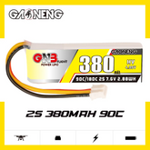 GAONENG GNB LiHV 2S 7.6V 380mAh 90C LiPo Battery PH2.0 3Pin Connector
