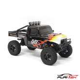FURITEK FX118 FURY WAGON RTR BRUSHLESS 1/18 RC CRAWLER KIT (BLACK WITH FLAMES) - HeliDirect