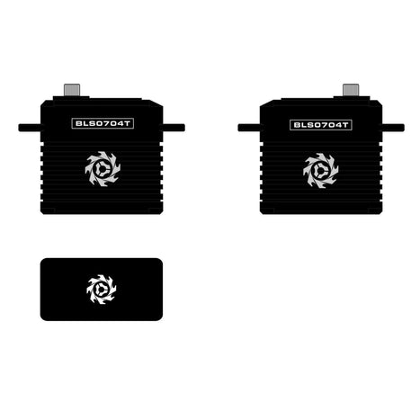 TORQ BLS0704T-Black Edition Full Size HV Brushless Rudder Servo - HeliDirect