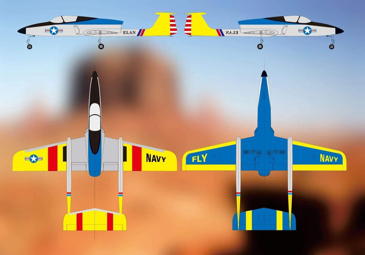 Boomerang Elan V2 Fly Navy - HeliDirect