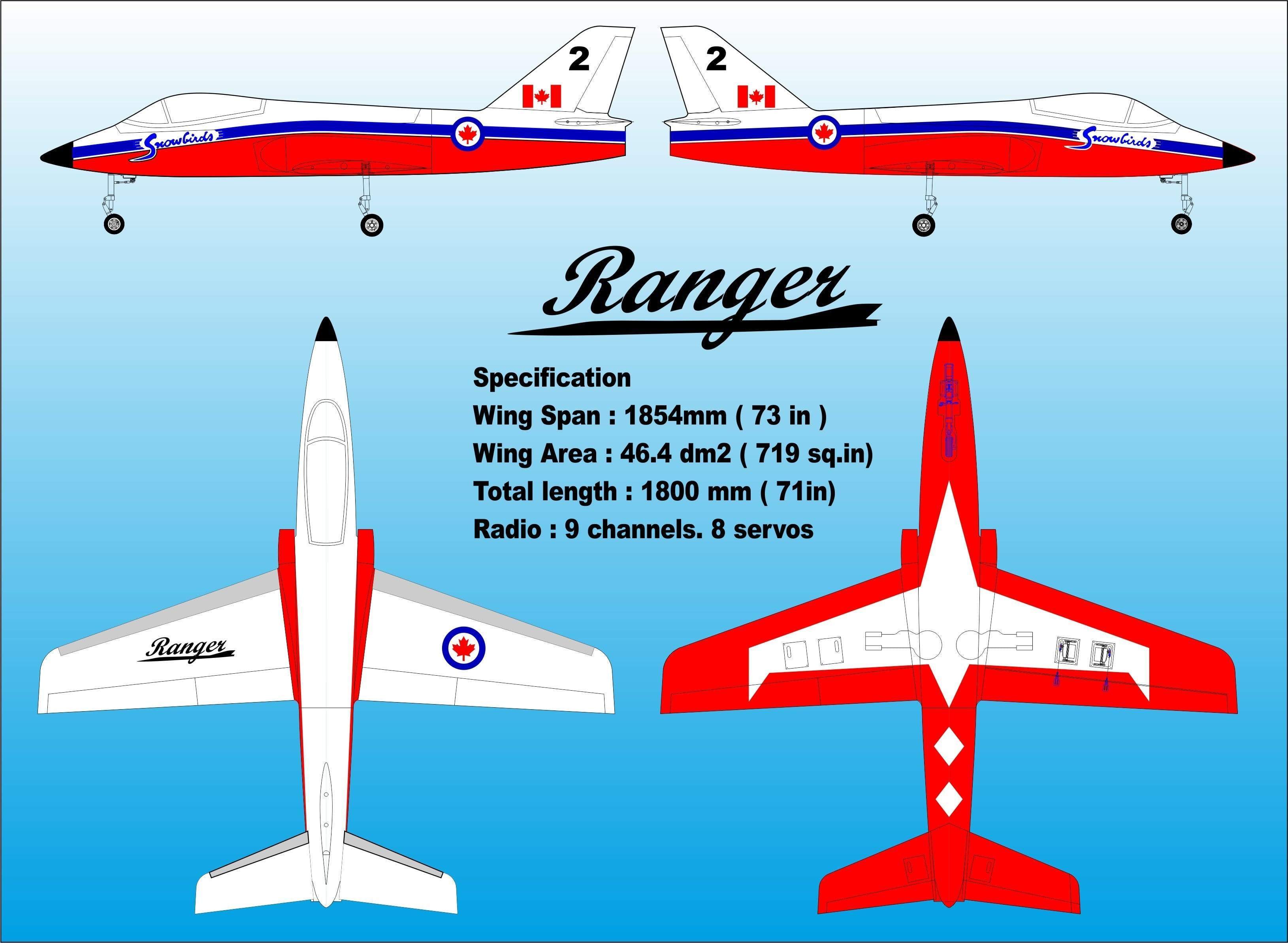 Boomerang Ranger Sport Jet - Canada Snowbirds - HeliDirect
