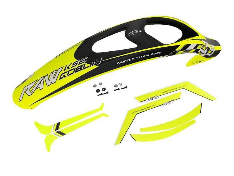 RAW KSE YELLOW CANOPY WITH STICKERS - HeliDirect
