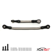 FURITEK STEEL WITH PLASTIC ROD ENDS STEERING LINK SET FOR FURITEK FX118 - HeliDirect