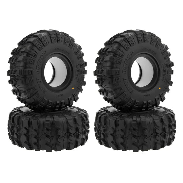 MEUS Racing 1.9 Inch MS6 Super Soft & Sticky Rubber Tires for 1/10 SCX10 Capra 1.9 UTB TRX4 Redcat Gen8