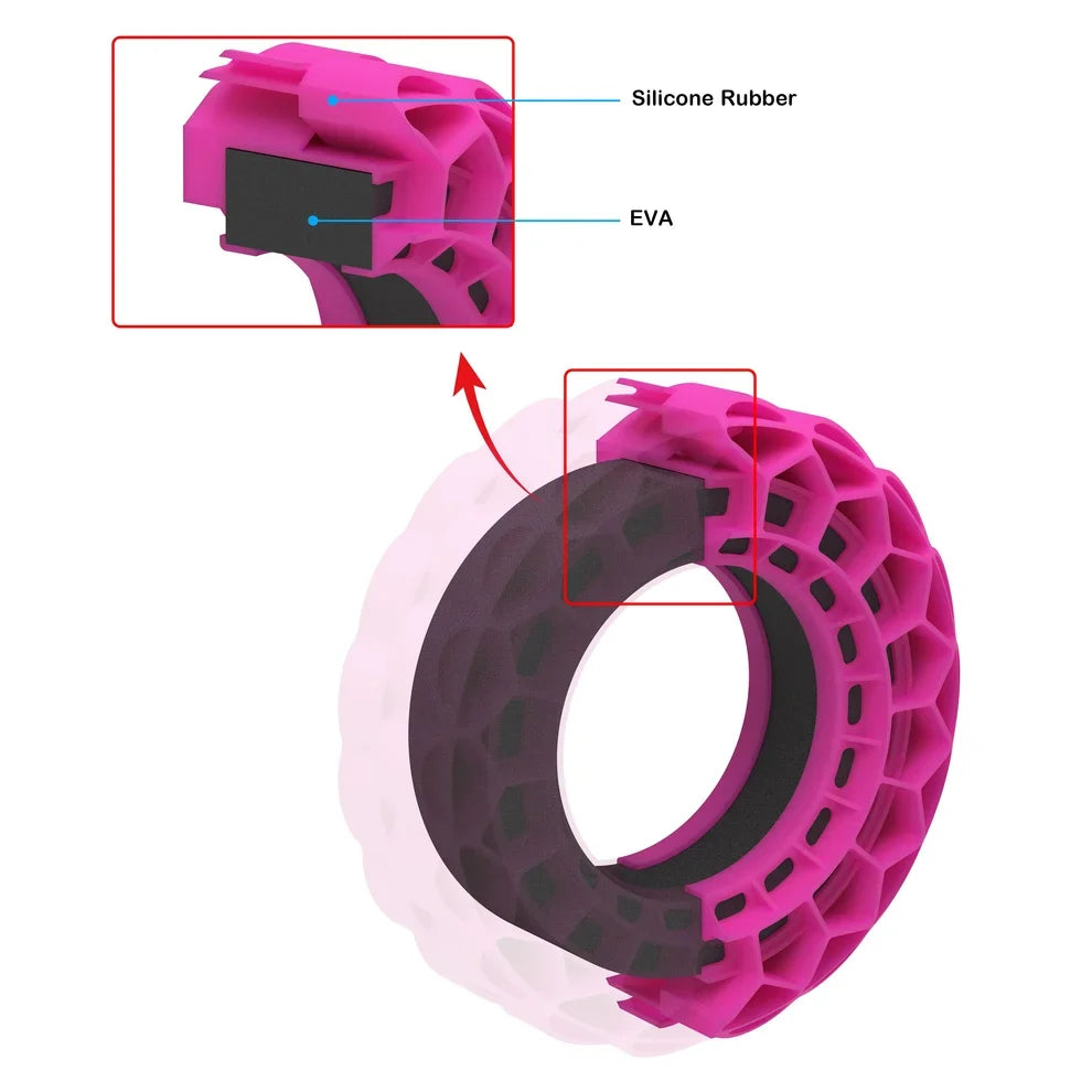 MEUS Racing Super Soft Silicone Tire Inserts with EVA for 118-122 mm 1.9" Tires