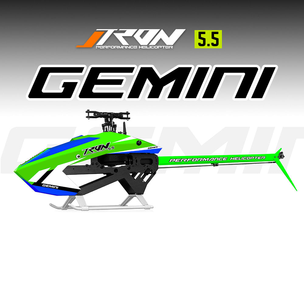 Tron 5.5 GEMINI Helicopter Kit (w/o Blades) - HeliDirect