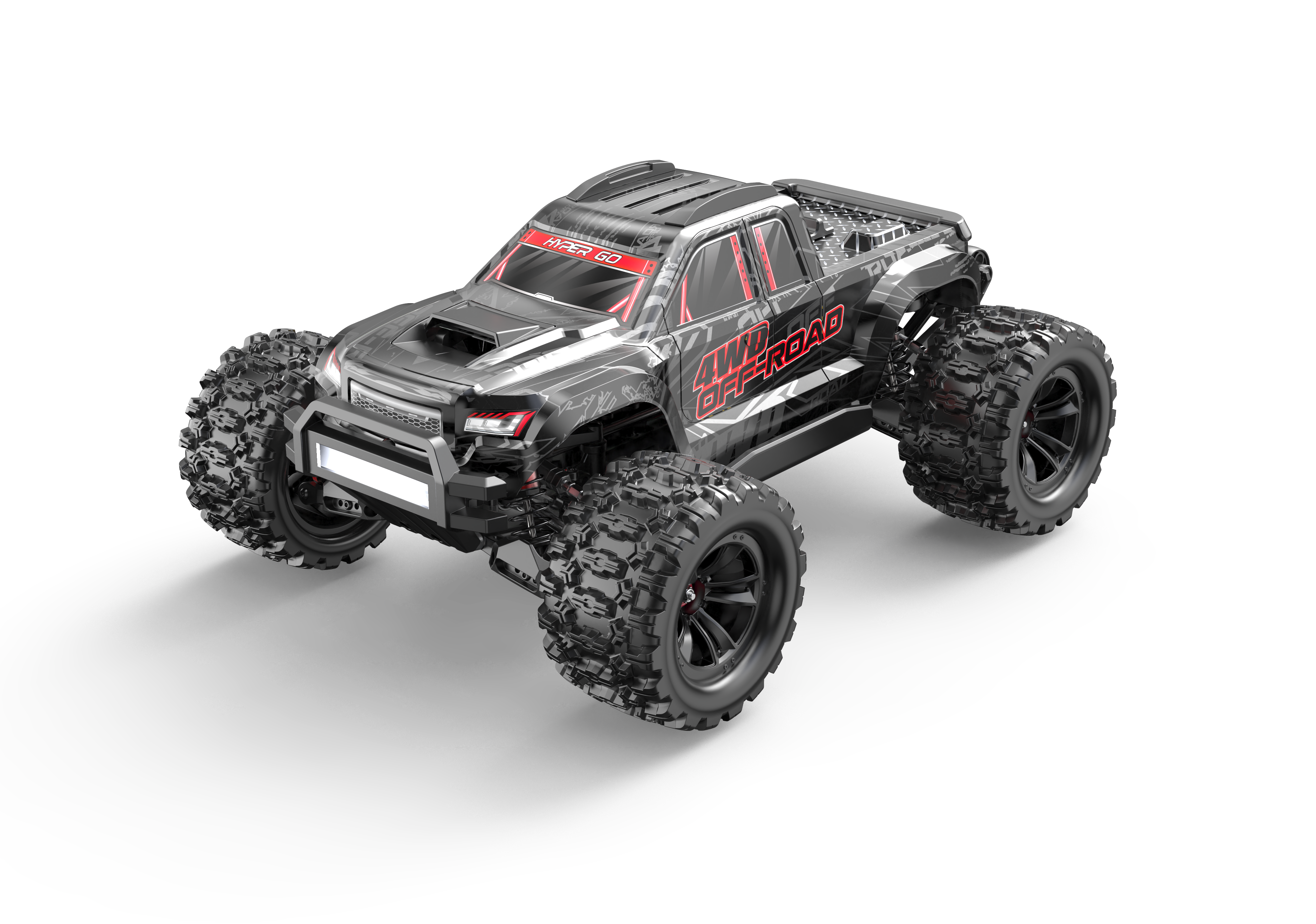 MJX Hyper Go 10208 V2 Version RC Monster Truck 1:10 Scale 80km/h 4WD RC Car