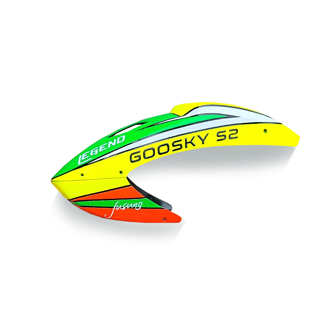 FUSUNO Stock Canopy Goo-Sky S2 Red/Yellow/Green - HeliDirect