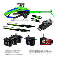 Tron 5.5 GEMINI Helicopter Kit (TR550-979) Combo