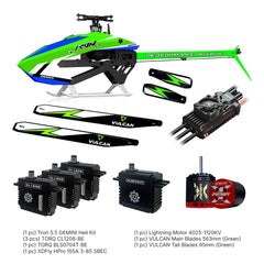 Tron 5.5 GEMINI Helicopter Kit (TR550-979) Combo