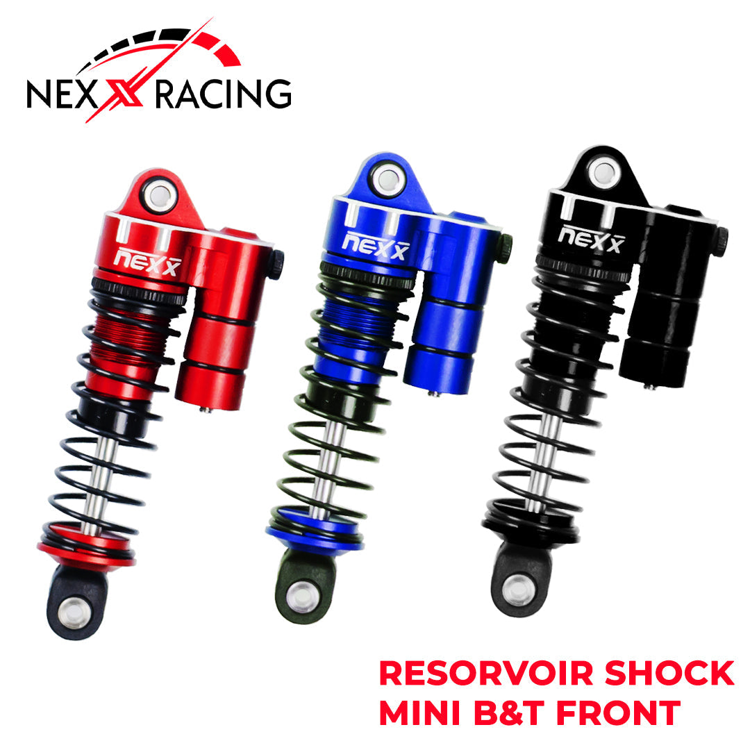 Nexx Racing Front Reservoir shock (2pcs) for Mini-T& Mini-B - BLACK