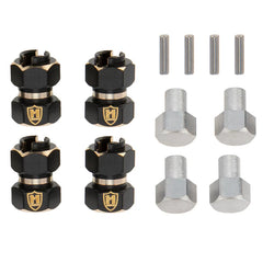 Meus Racing Brass Wheel Hex Hub Extenders Adaptor 10mm(+6mm) for 1/18 TRX4M - HeliDirect