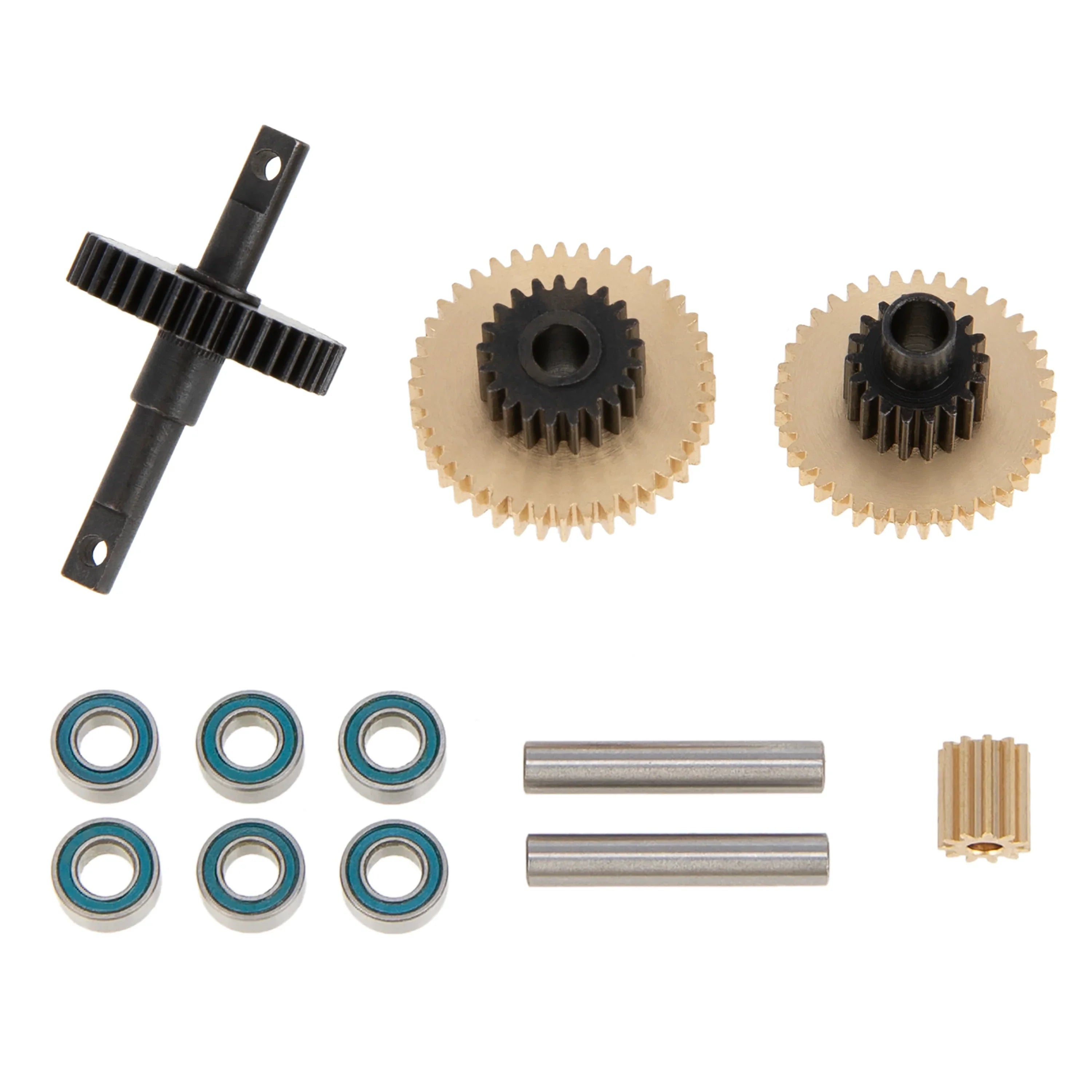 MEUS RACING   Steel Low Range Transmission Gear Set Upgrade Parts for TRX-4M TRX4M Bronco Defender 1/18 RC Crawler Car (13.17:1) - HeliDirect