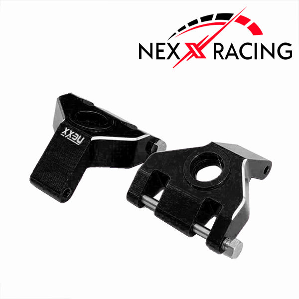 Nexx Racing Aluminum Rear Hubs for Traxxas Mini Maxx - Black