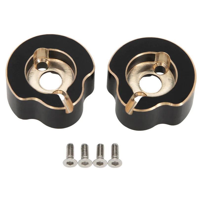 Meus Racing Brass Counterweight Rear Axle Upgrade Parts 21g/PC for 1/18 TRX4M - HeliDirect