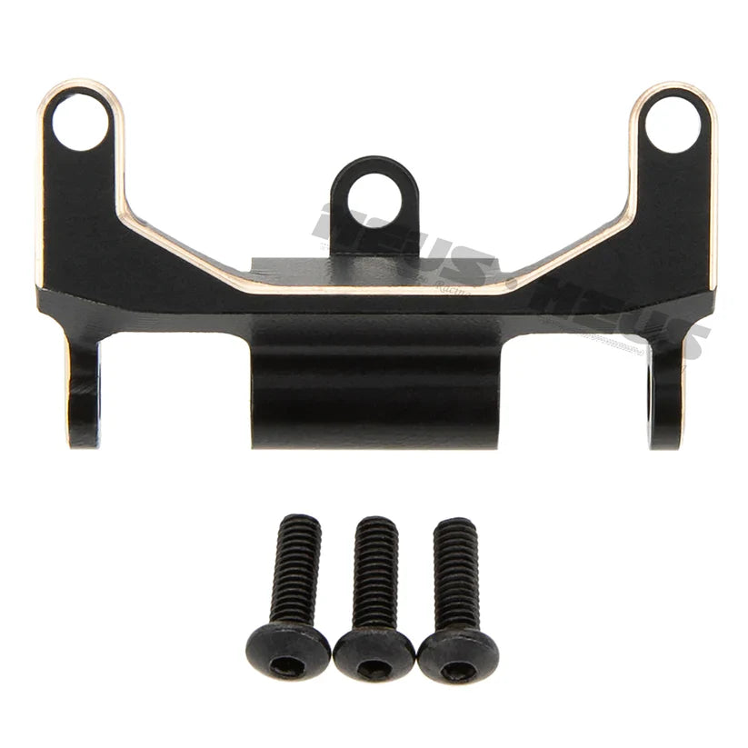 Meus Racing Brass Rear Link Mount For Axial 1/18 UTB18 - BLACK - HeliDirect